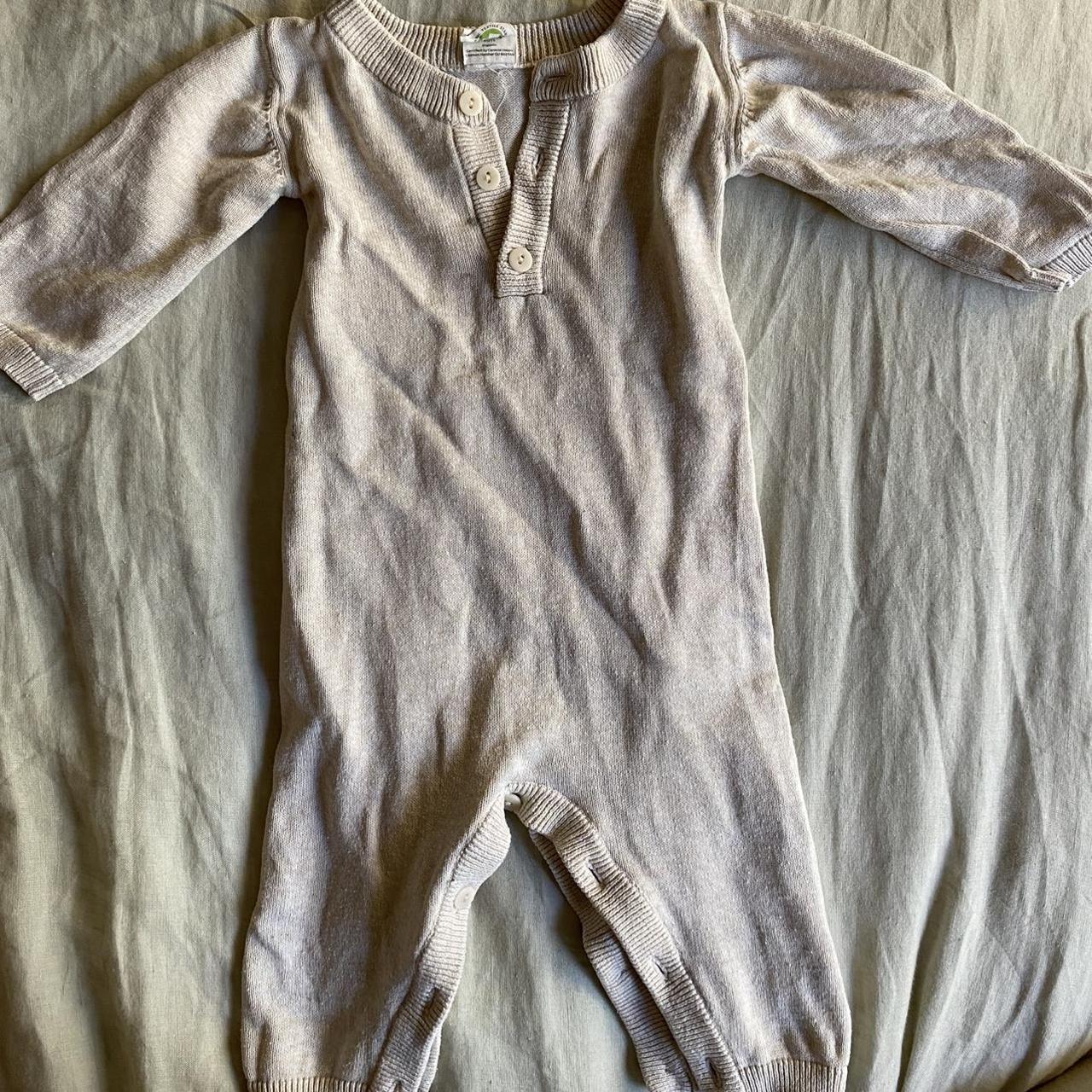 Nature baby Organic cotton romper Play condition... - Depop