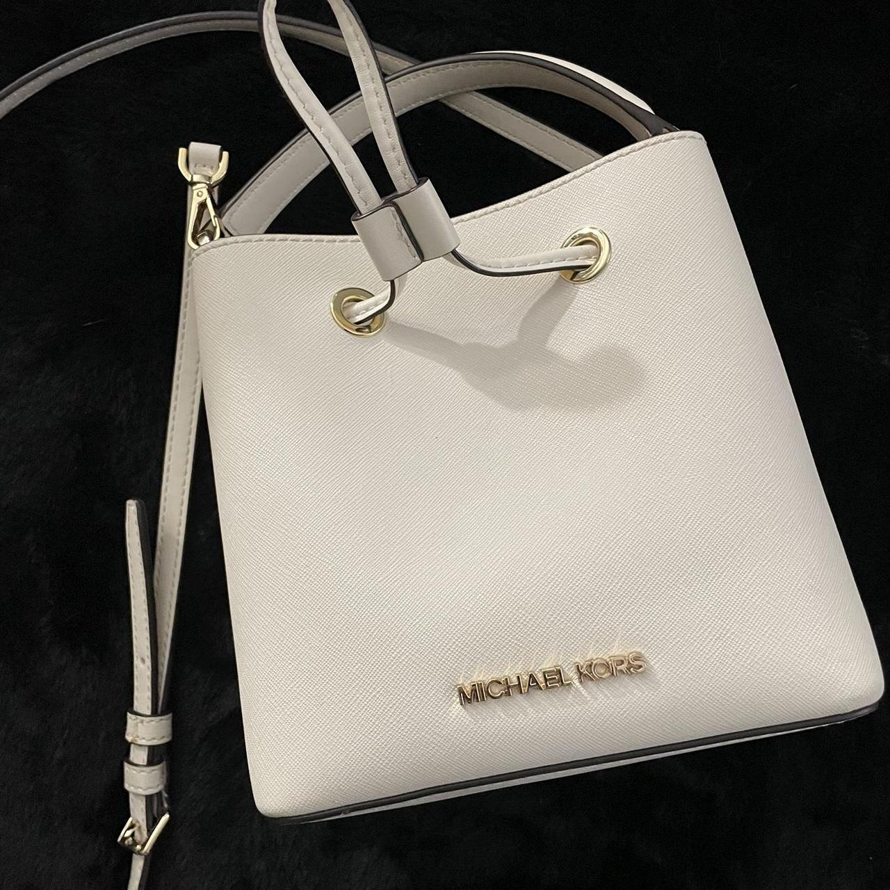 White Micheal Khors bucket bag- dm if you have any... - Depop