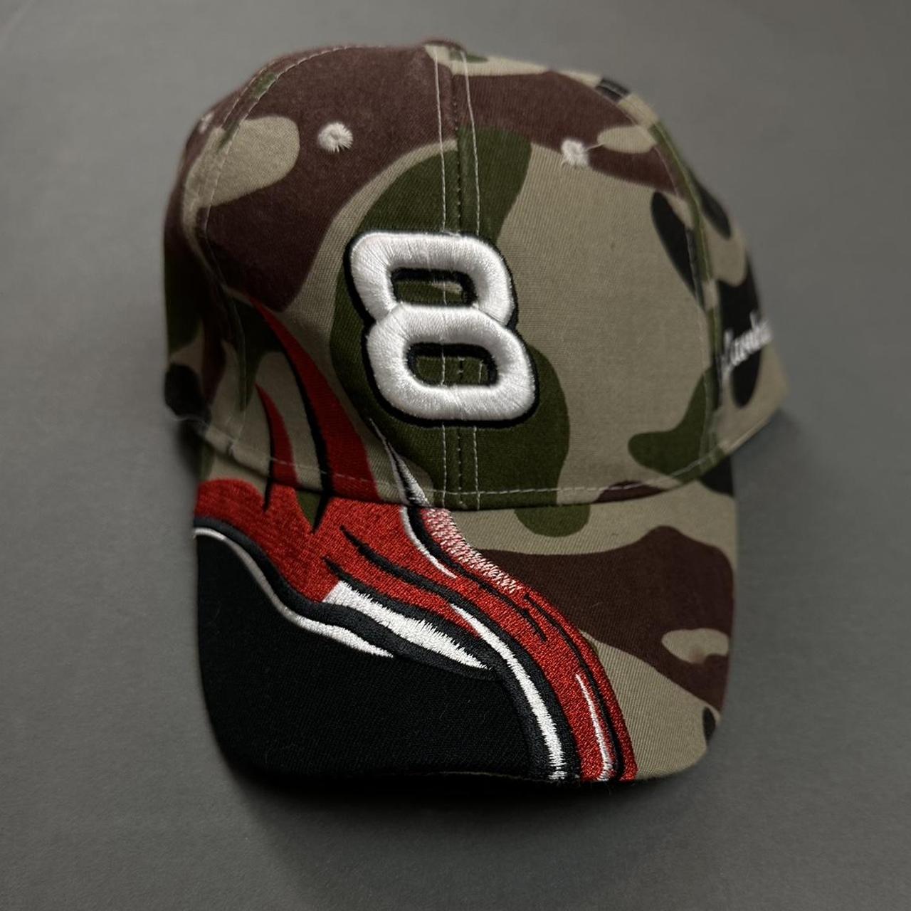 DALE EARNHARDT JR CAP OS camo flame multicolor Depop