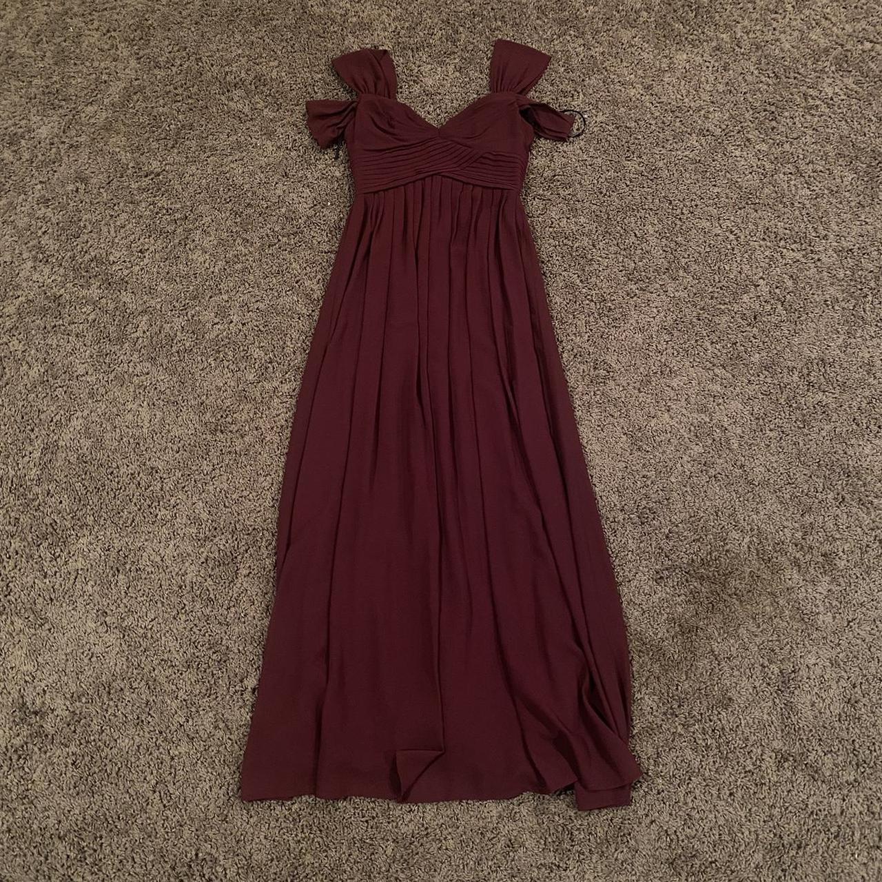 Lulus maroon best sale maxi dress