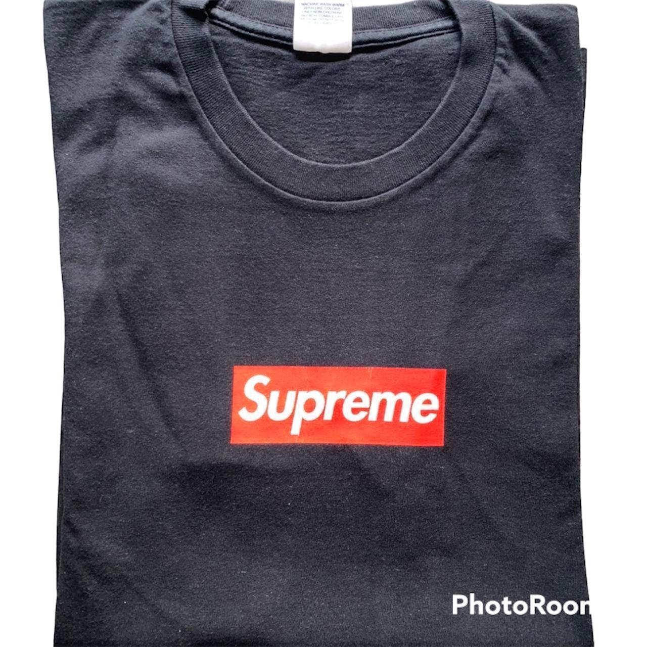 Supreme 20th anniversary box logo tee black on sale