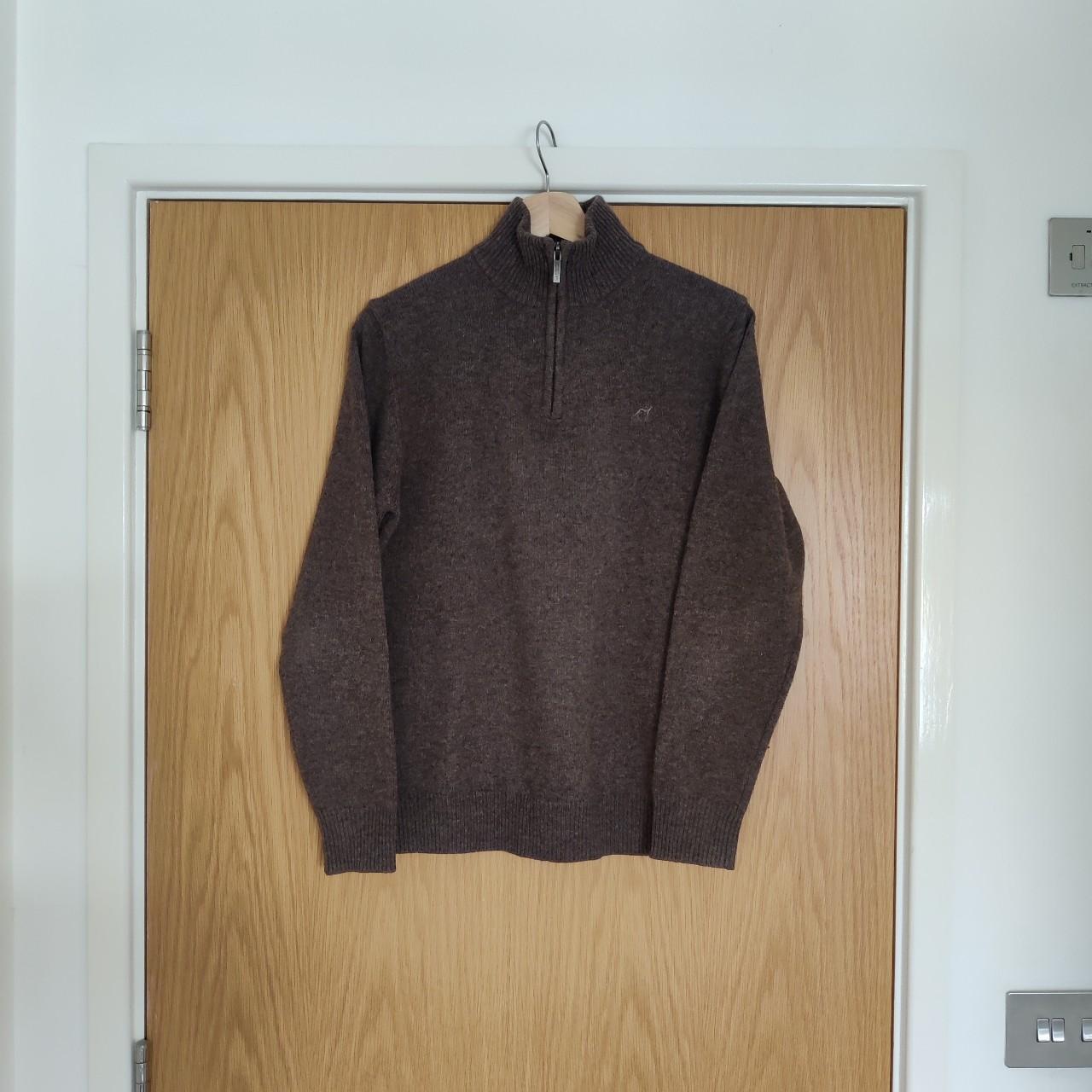 Sacoor Brothers Mens Half zip jumper 80... Depop