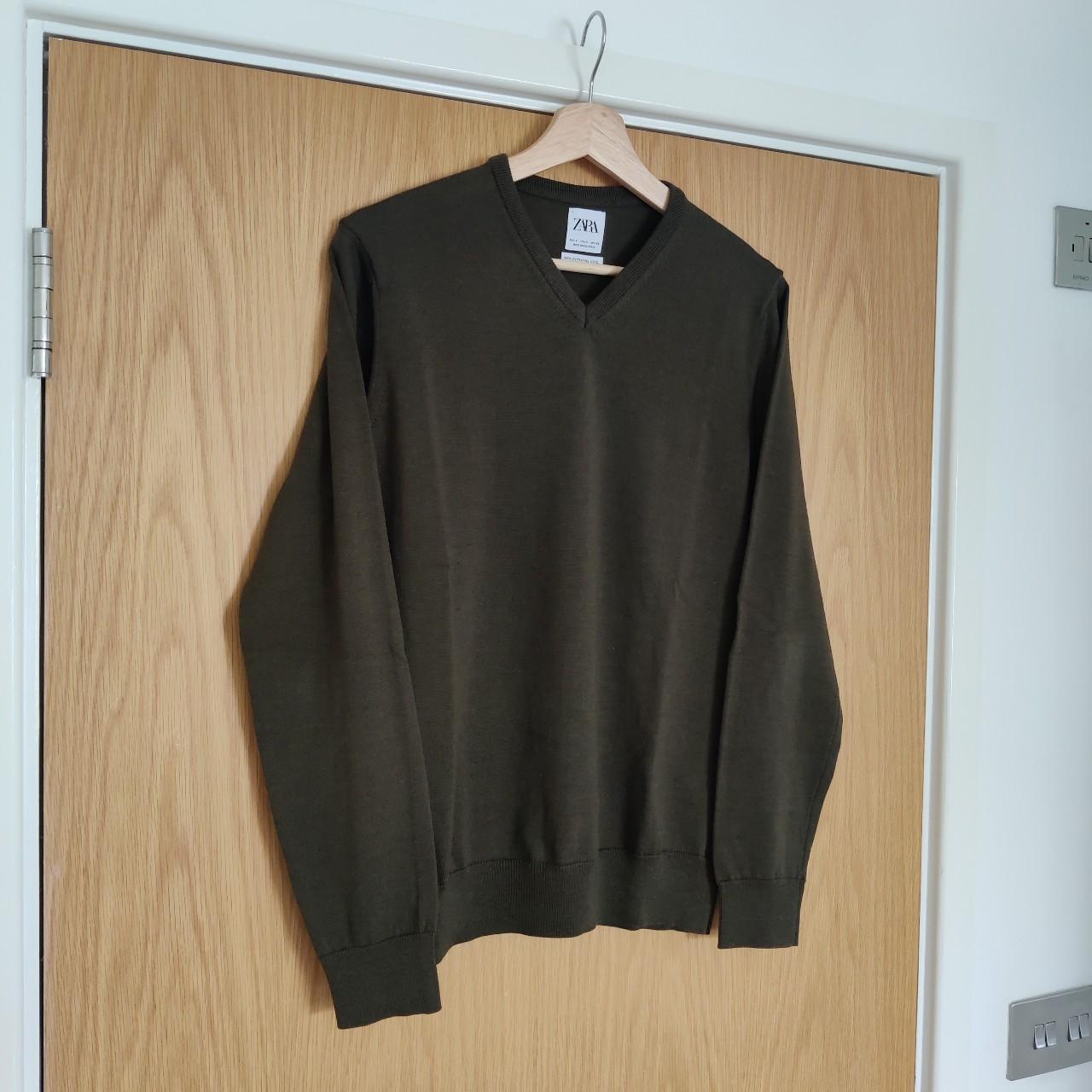 Zara Mens jumper 100 Extrafine wool From casual... Depop