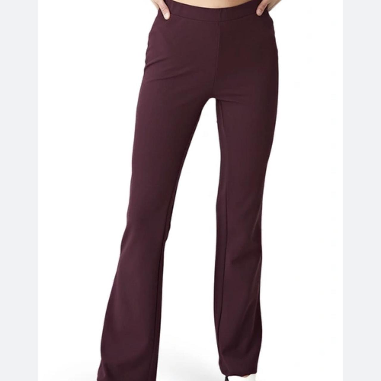 Cotton On Wine Pull On Flare Pants NWT! New with - Depop