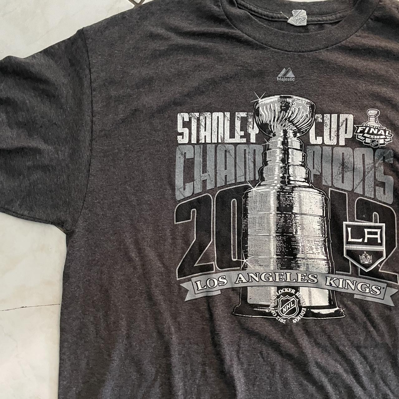 Los Angeles Kings Mens 2012 Stanley Cup Champions T-Shirt Black