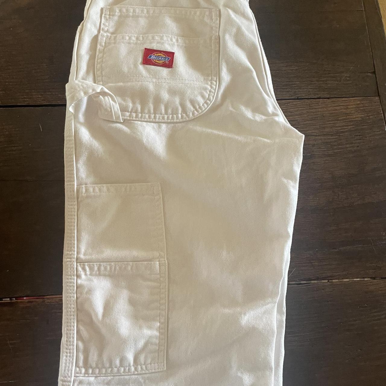 White dickies carpenter pants. 30x30 In great... - Depop