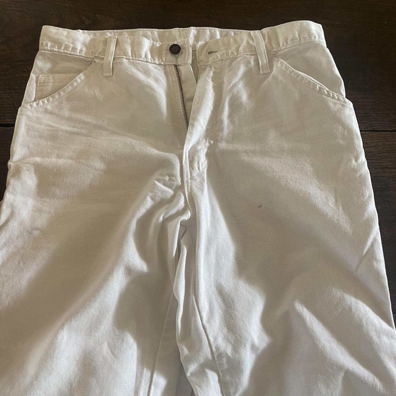 White dickies carpenter pants. 30x30 In great... - Depop