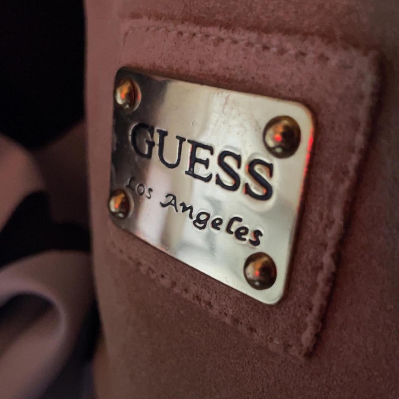 guess cream boots