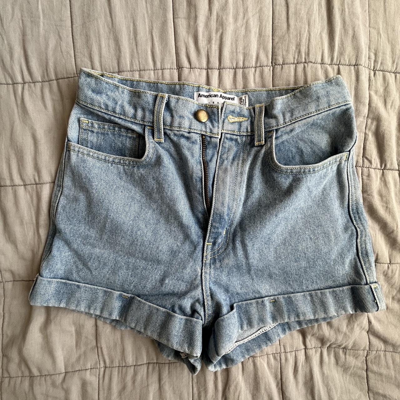 American apparel denim shorts online