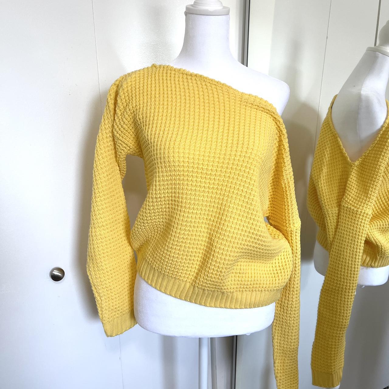 bright yellow jumper womens