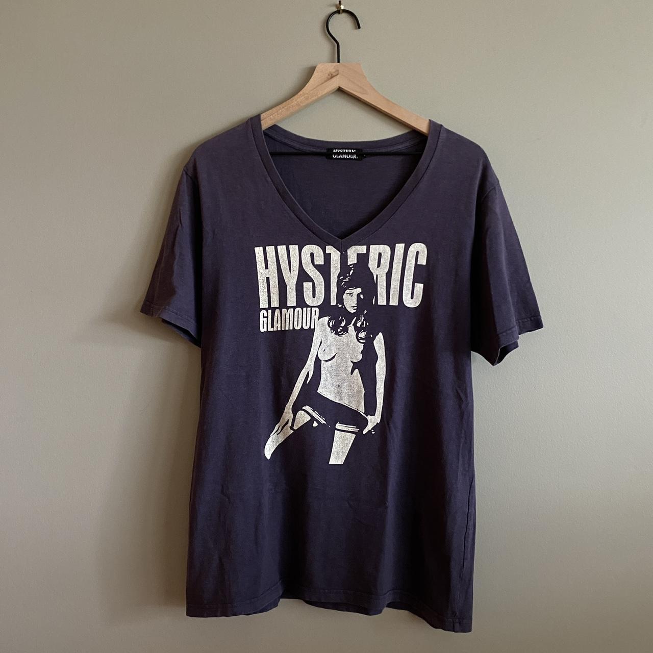 Vintage 90s Hysteric Glamour Tee Vintage 90s Hysteric Glamour Big Logo Tee  Vintage 90s Hysteric Glamour Crewneck Tee Size M - Etsy
