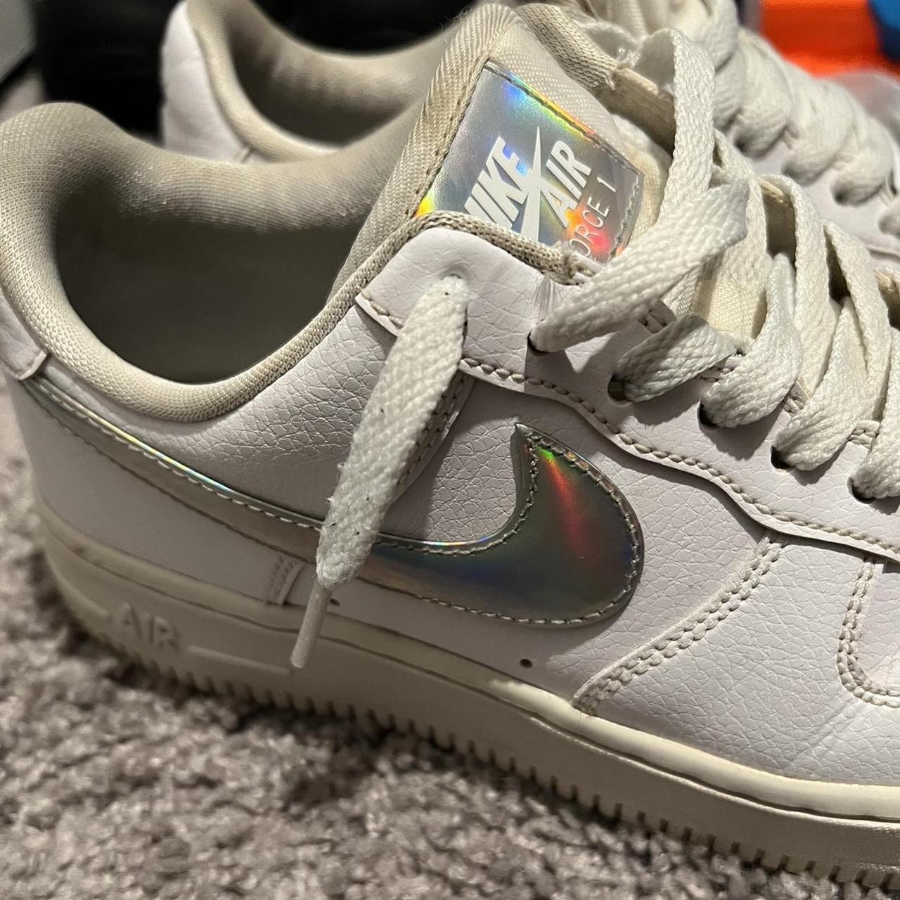 air force 1 holographic white