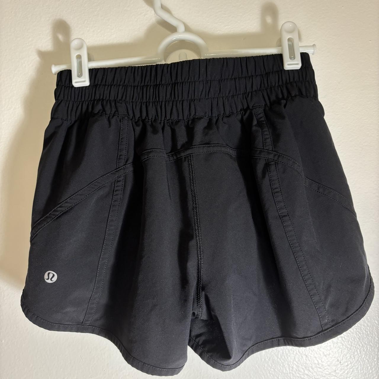 Black lululemon shorts. Only worn 2 times. Great... - Depop