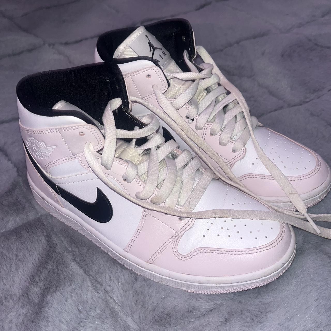 air jordan 1 mids ‘barely rose’. super cute and... - Depop