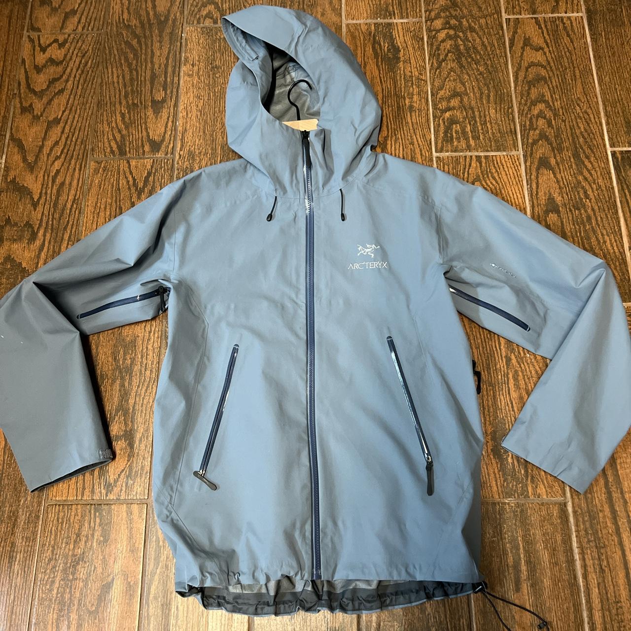 Large Blue Arc’teryx Beta Lt Shell... - Depop