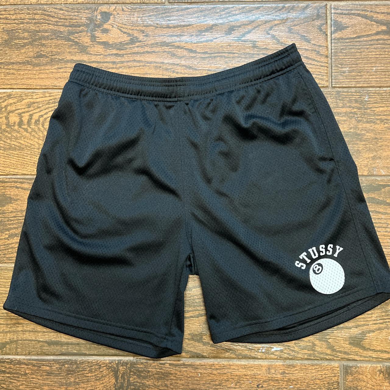 Stussy 8 Ball mesh shorts size... - Depop