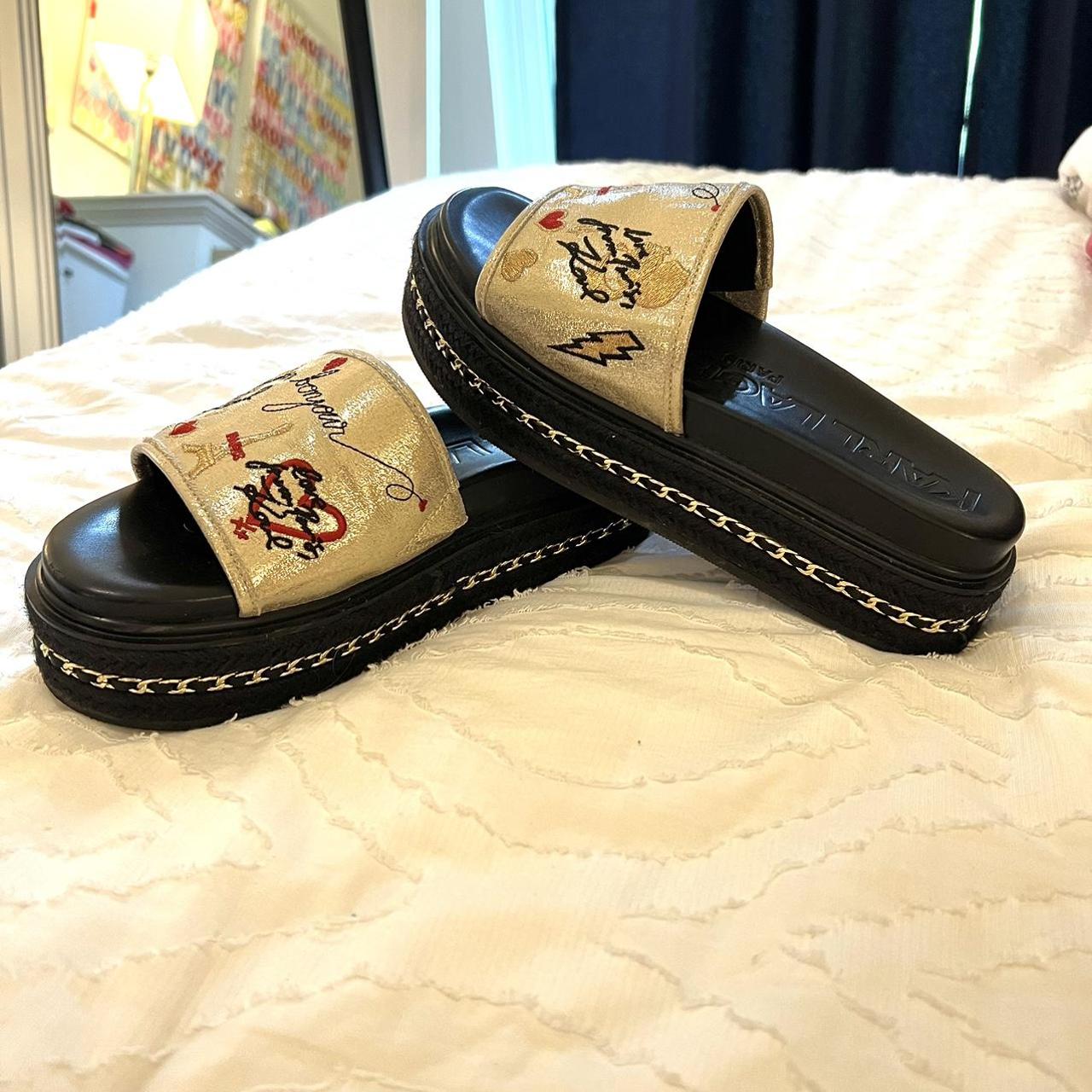 karl lagerfeld jelly sandals