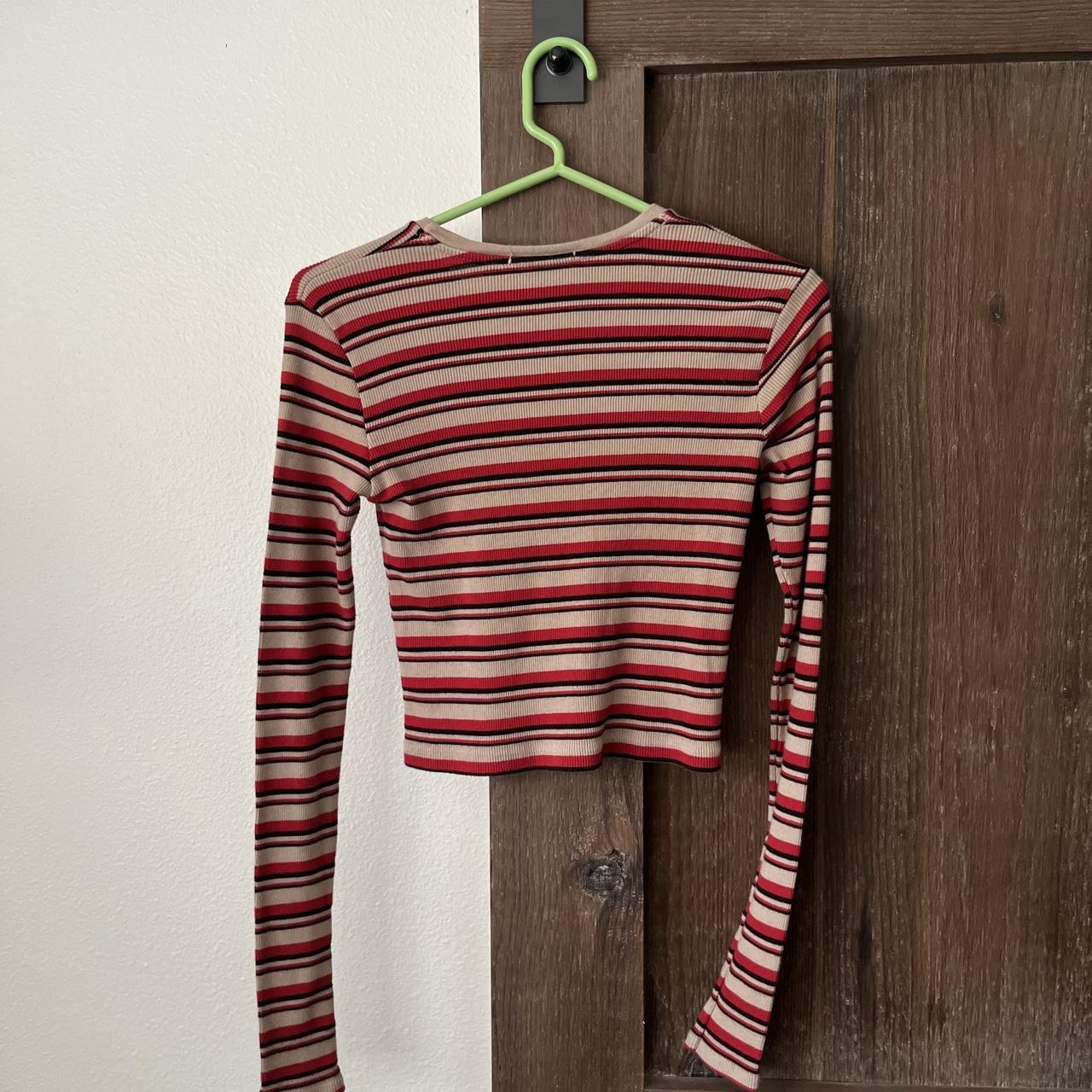 brandy melville red long sleeve