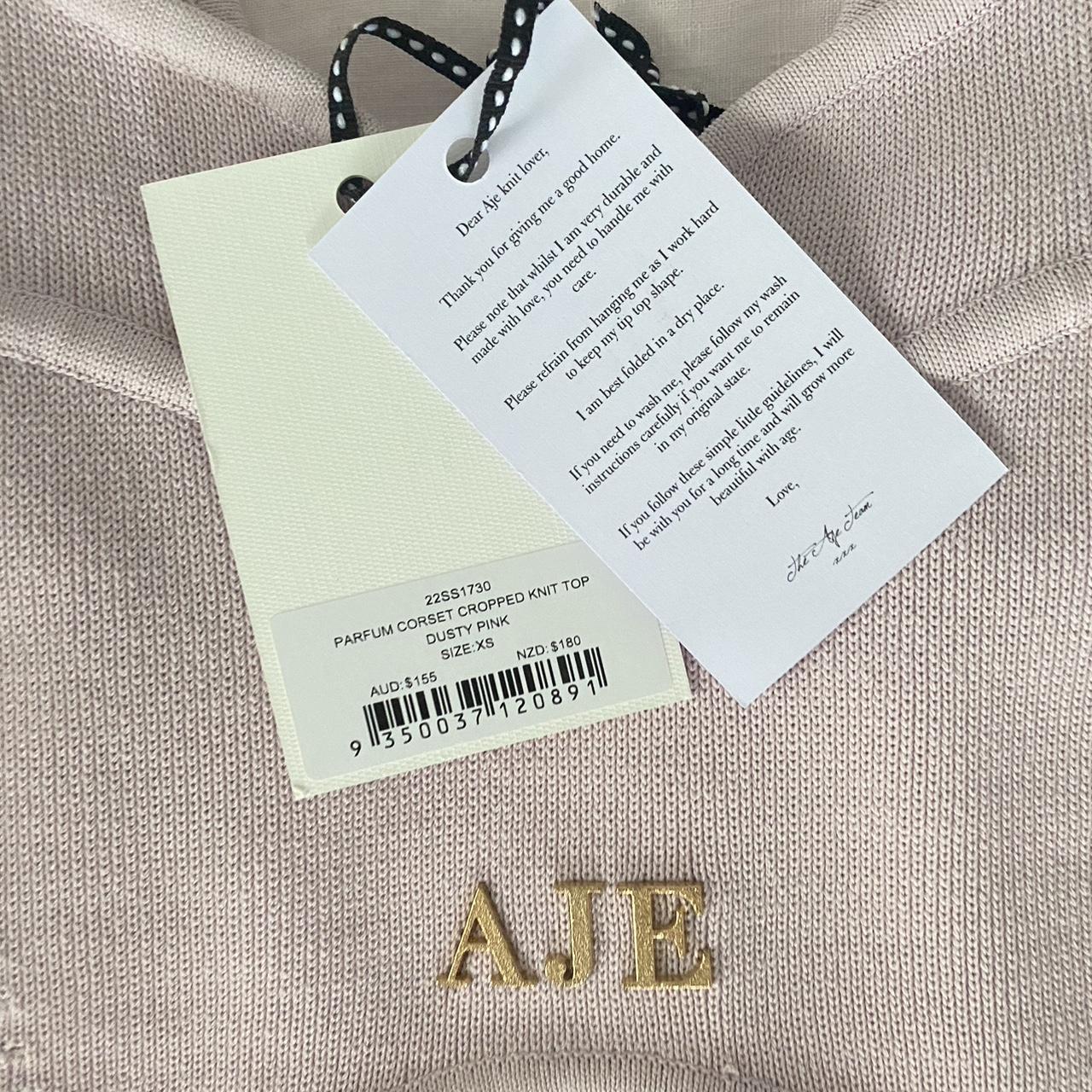 Aje Women's Pink Corset | Depop