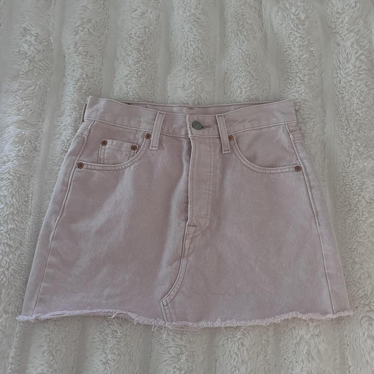 Levi's pink skirt hotsell