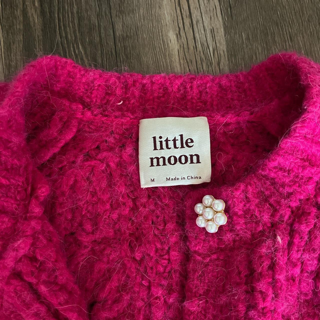 Aritzia Little Moon Pink Rosella Cardigan Worn few... Depop