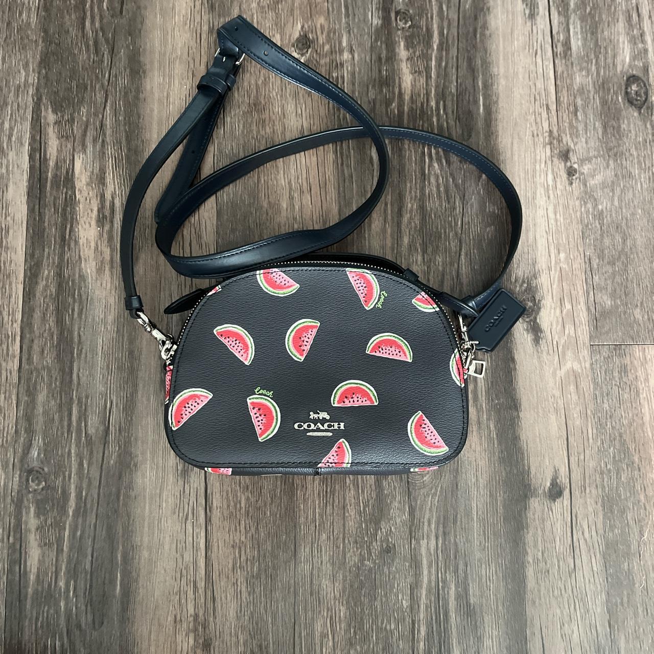 Coach watermelon leather bag New without tags Depop