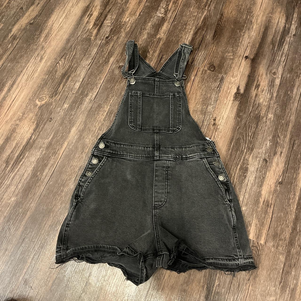 Hollister best sale black overalls