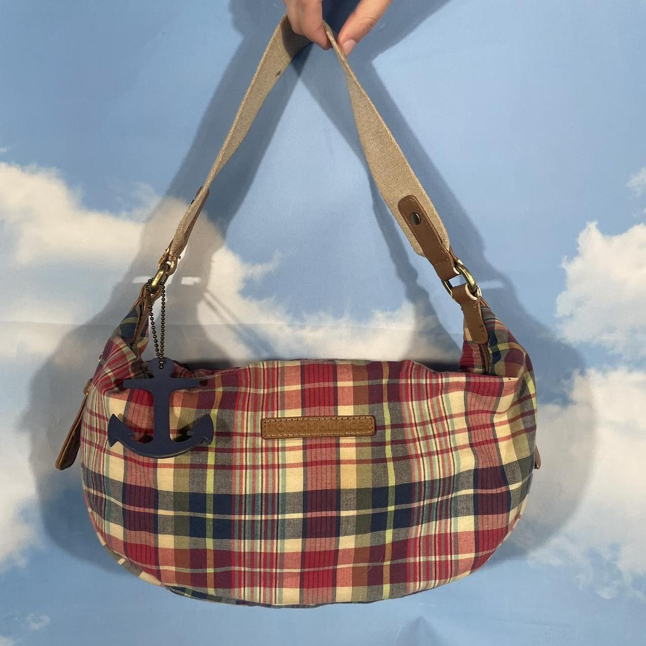 Tommy hilfiger checkered discount bag