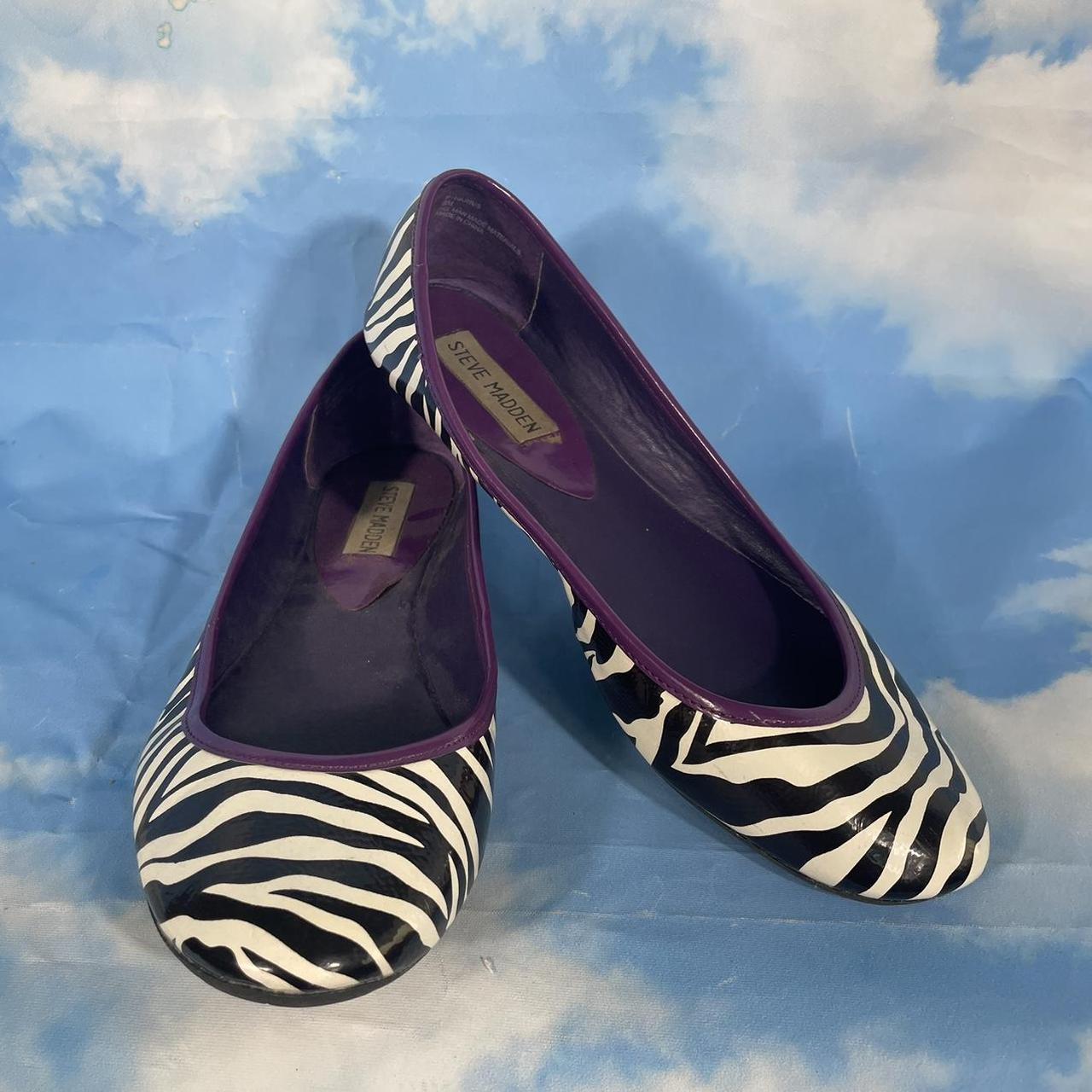 Steve madden 2025 zebra shoes