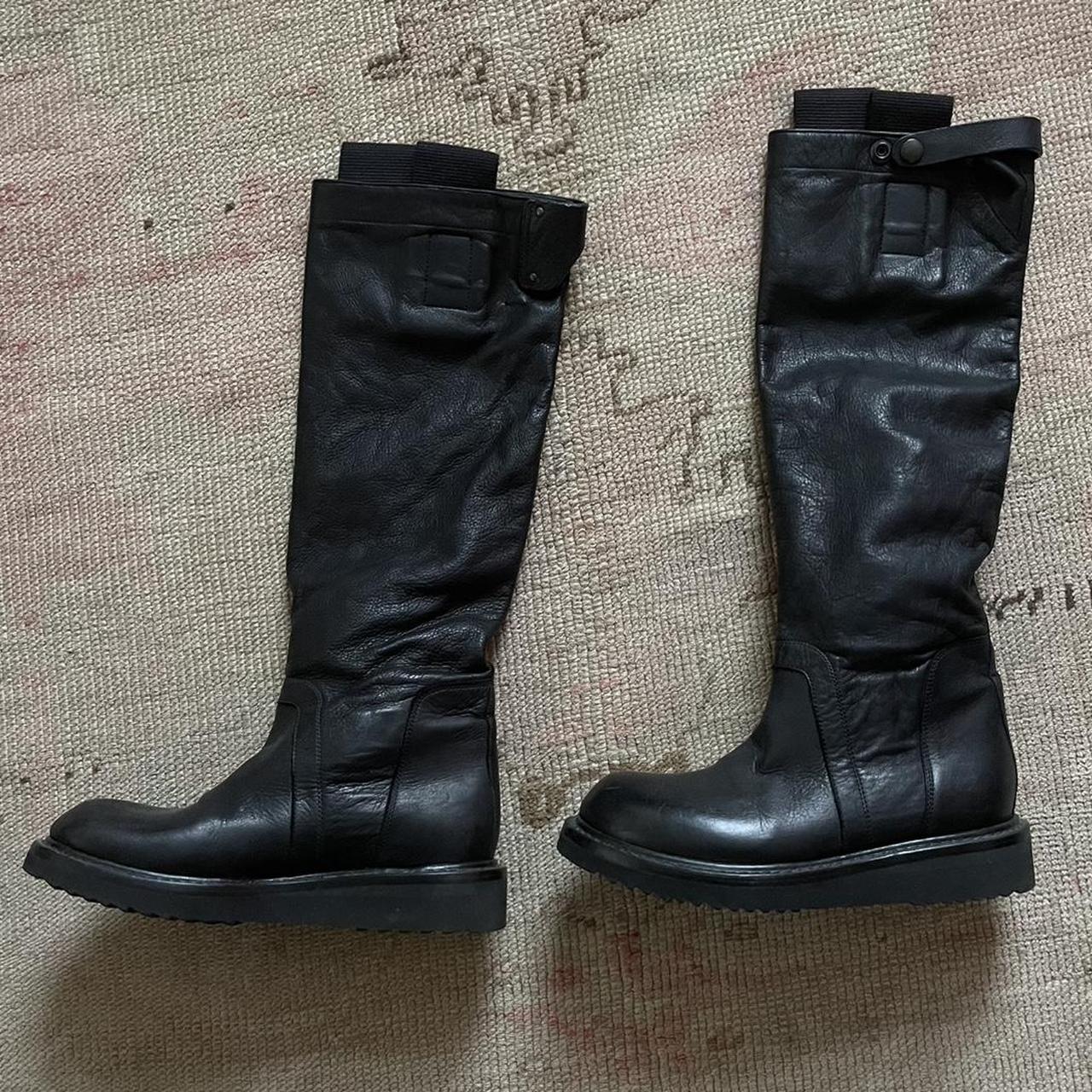 Rick Owens Women's Knee high Boots Black US – Rick Owens