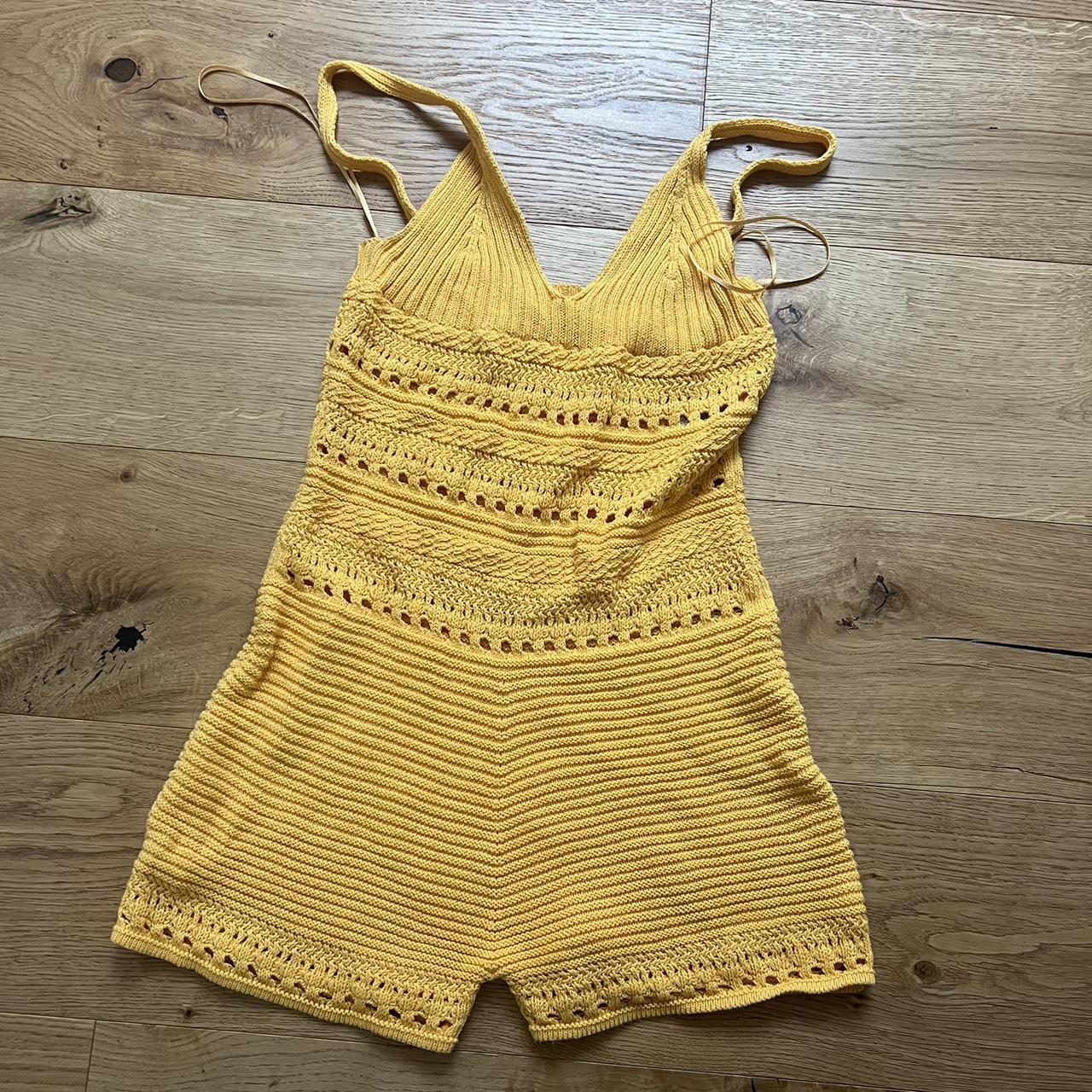 Zara store yellow playsuit