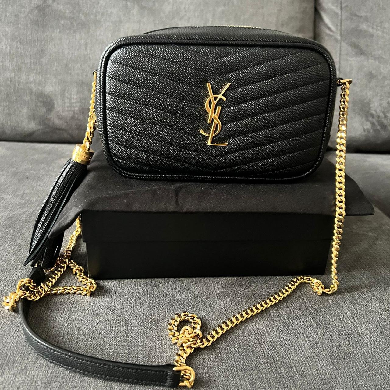 YSL black cross body bag Brand new, comes with dust... - Depop