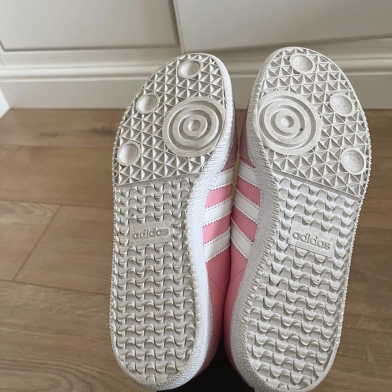 Pink Adidas Samba Adidas Sambas Good Condition Depop