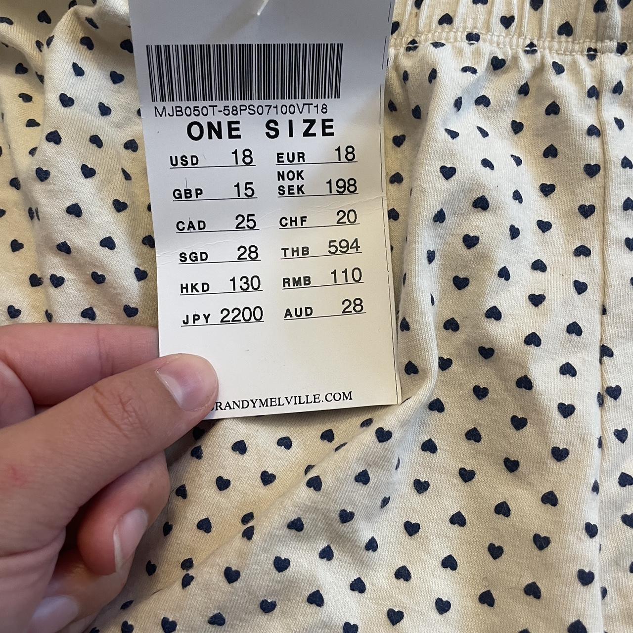 Brandy Melville pj shorts!! So cute never worn. Blue... Depop