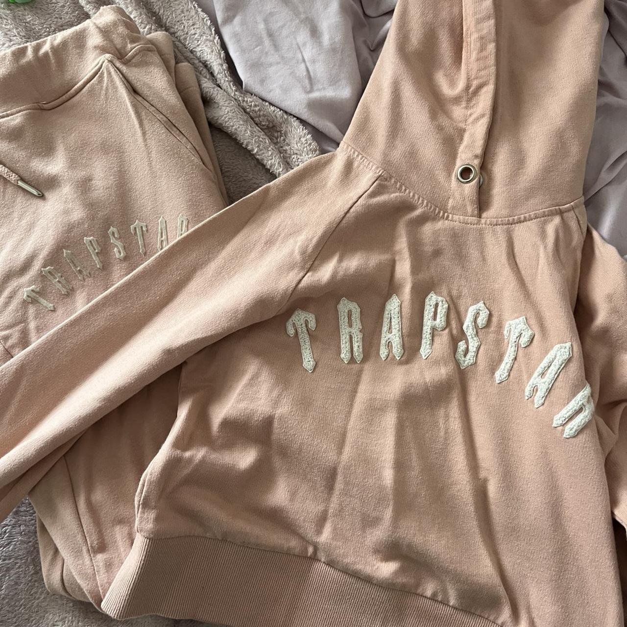 TRAPSTAR LIGHT PINK TRACKSUIT SIZE S *string... Depop