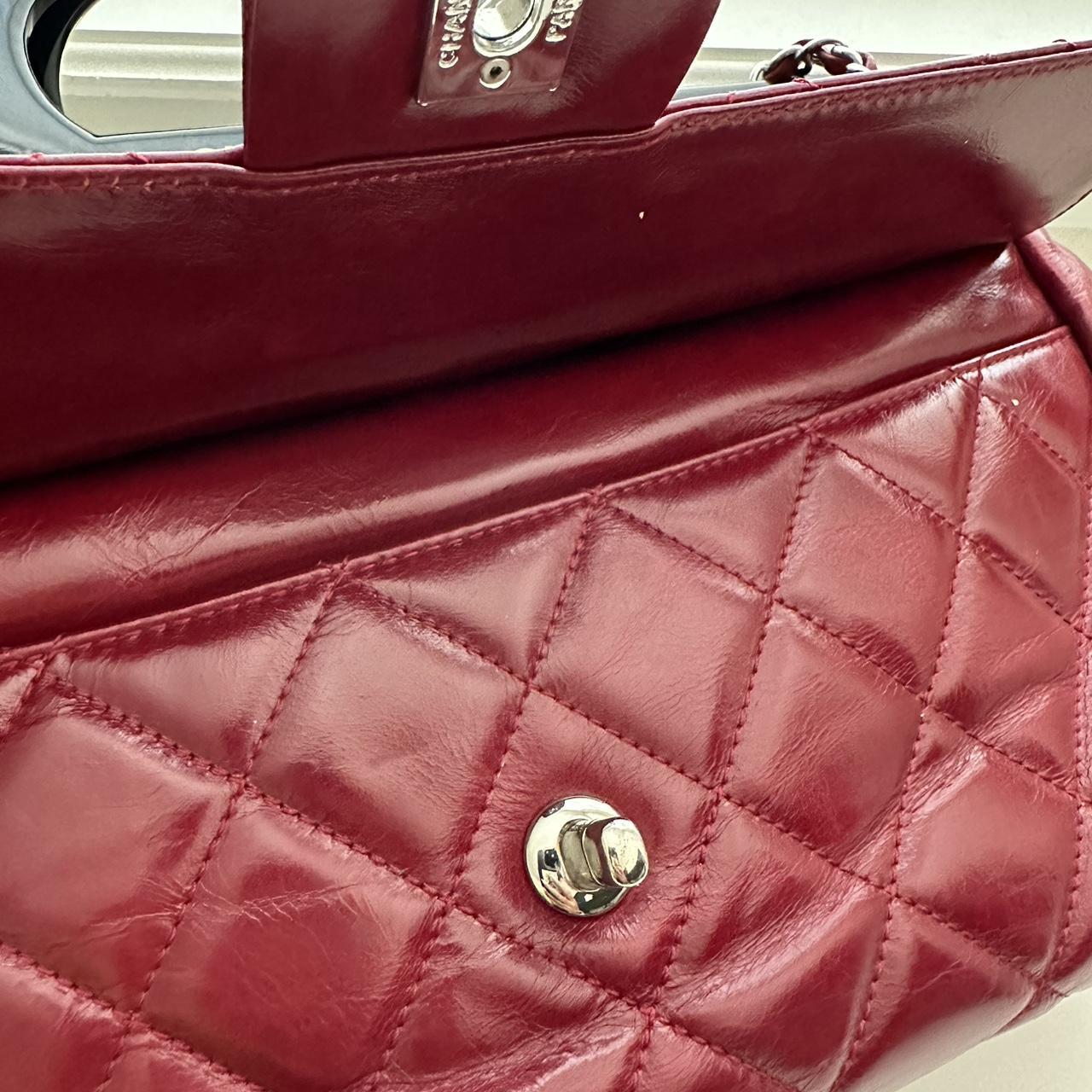 Chanel Rigid Handel Supermarket. Handle Bag Red... Depop