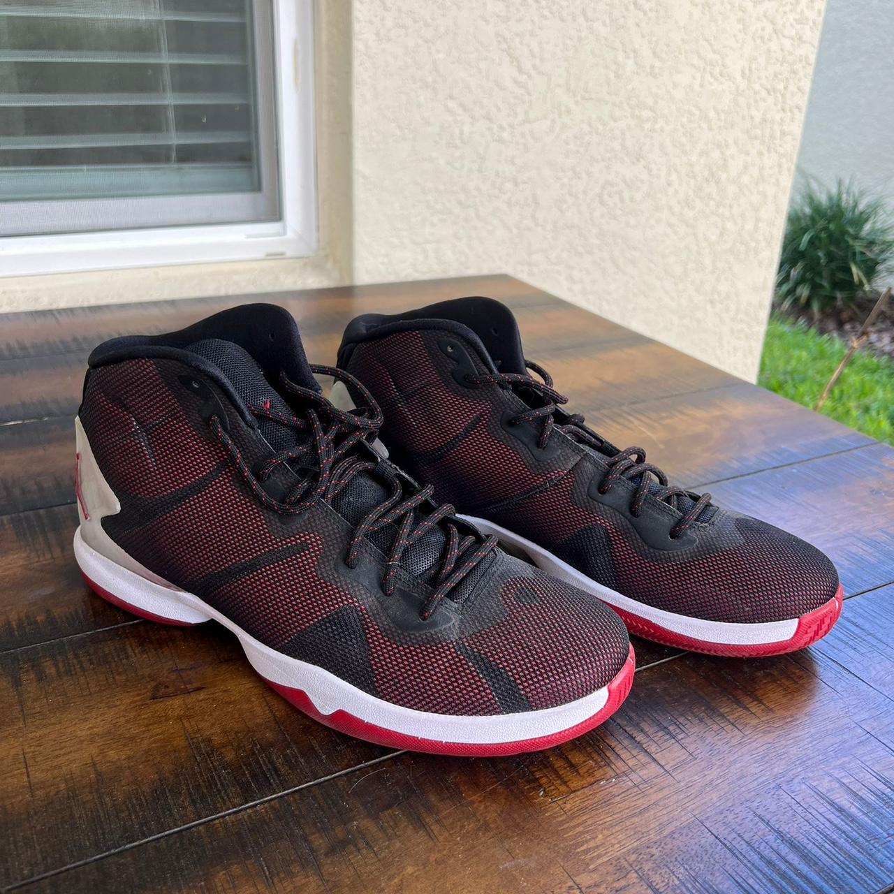 nike red and blue jordans