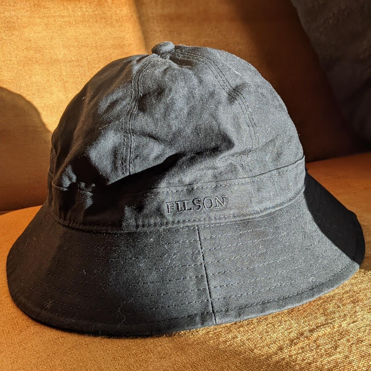 Filson bucket hat black Size M hardly worn filson... Depop