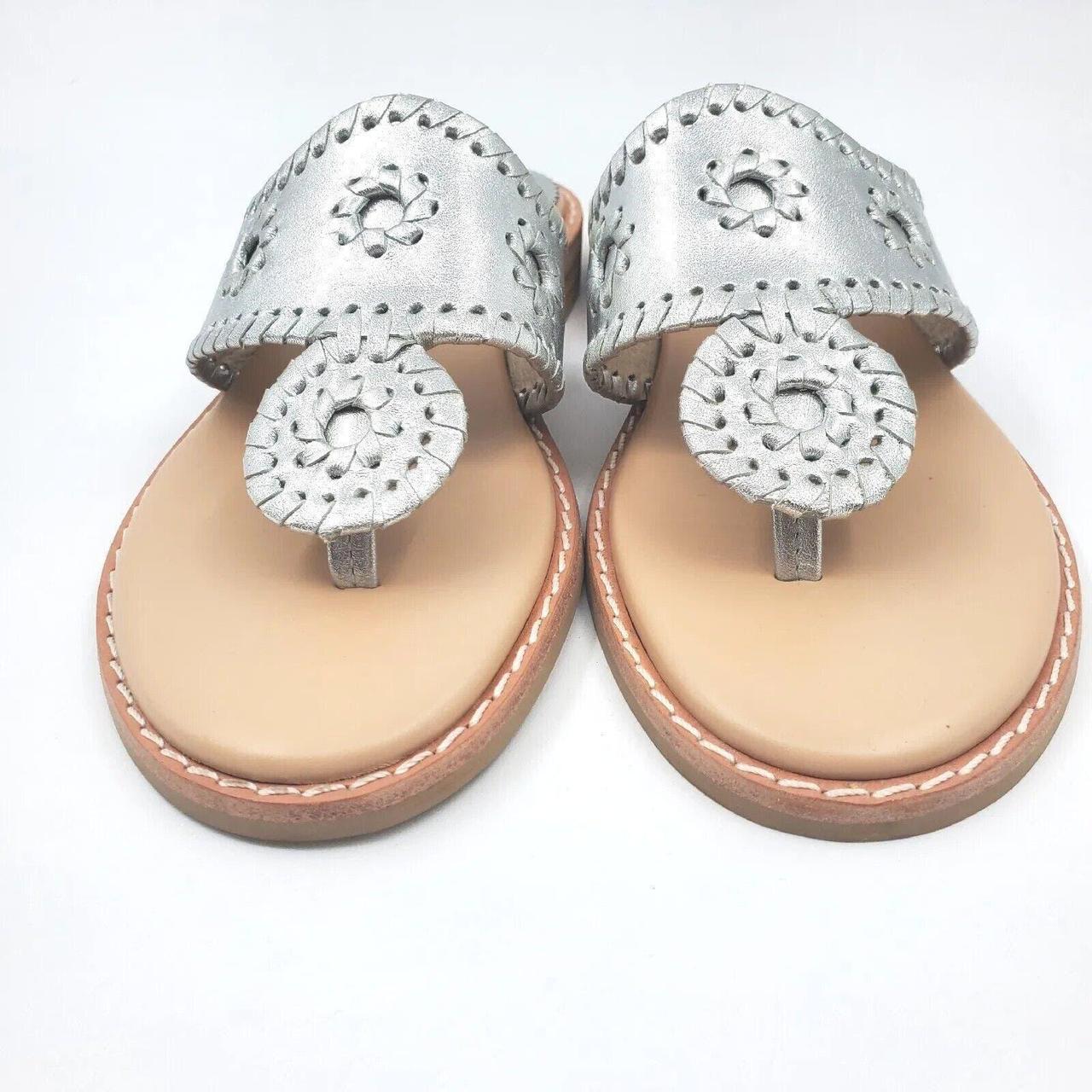 Jack rogers silver store sandals