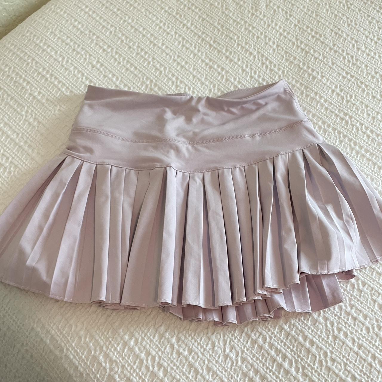light pink gold hinge skirt perfect condition size... Depop
