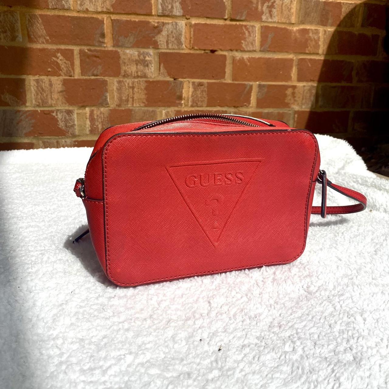 Guess Hallandale Mini crossbody red purse. Brand new - Depop