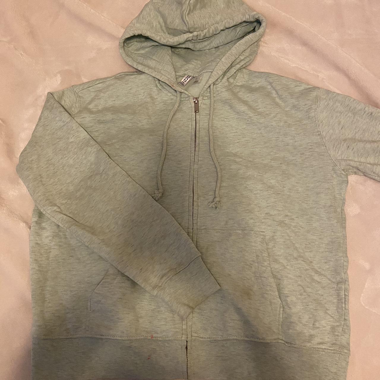 H&M Zip Up Hoodie a few stains as pictured - Depop