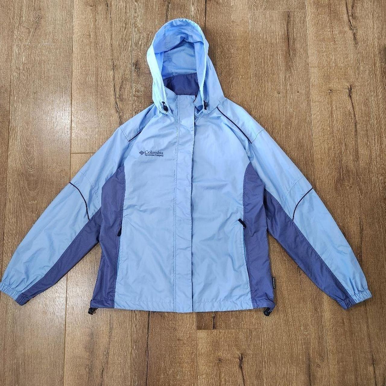 Columbia light blue jacket best sale