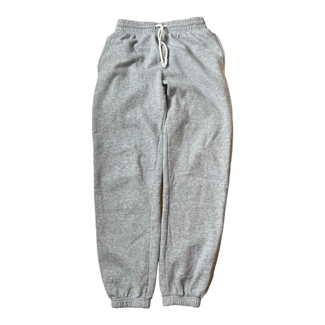 Urban Outfitters Women's Grey and White Joggerstracksuits Depop