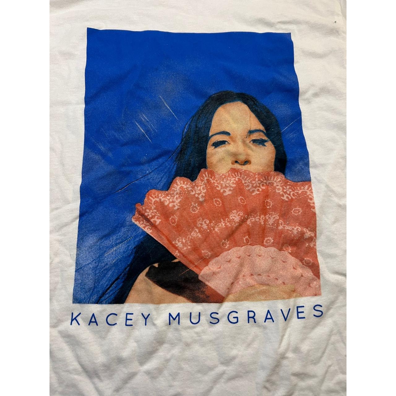 Kacey Musgraves White Shirt Short Sleeves 100%&mldr; - Depop