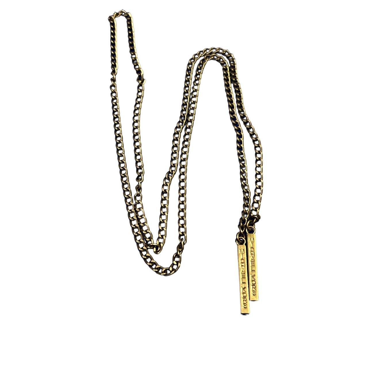 Michael kors 2025 lariat necklace