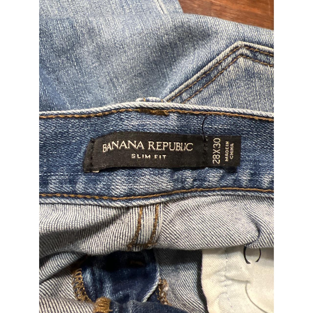 Banana republic slim shops straight jeans