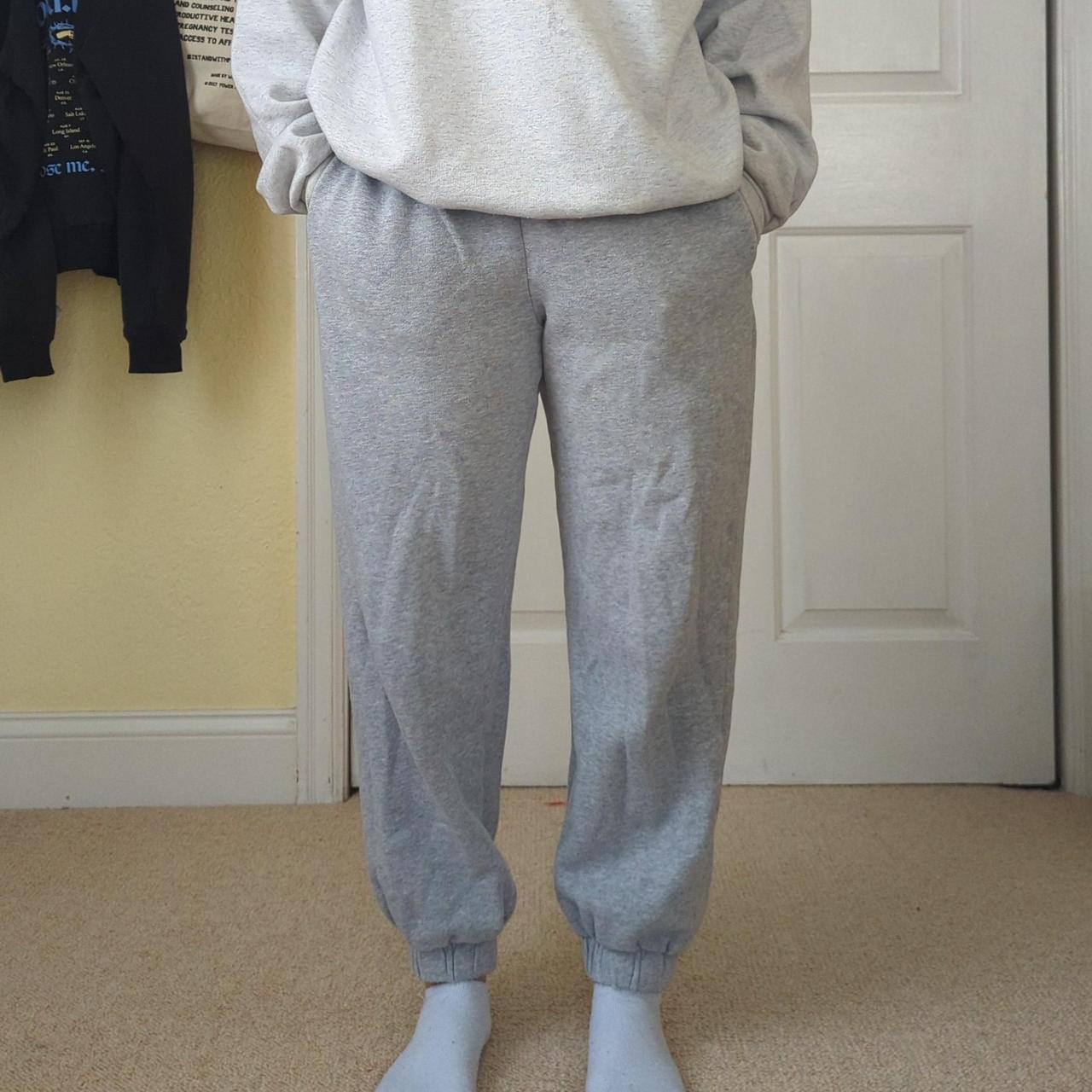 Brandy melville grey Rosa sweatpants. Worn a lot so... Depop