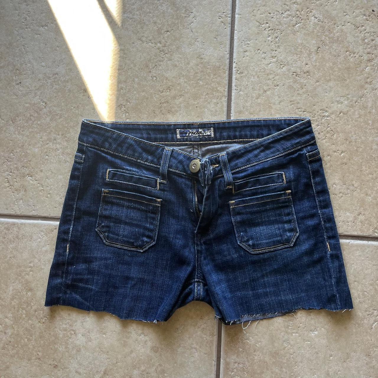 raw hem size “27 vintage hudson shorts hudsonjeans Depop