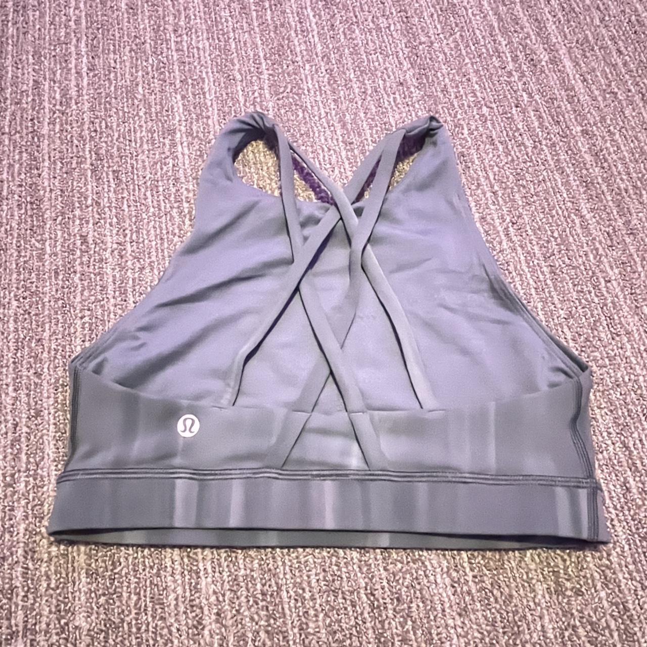 Lululemon sports bra Size 4 Worn once - Depop